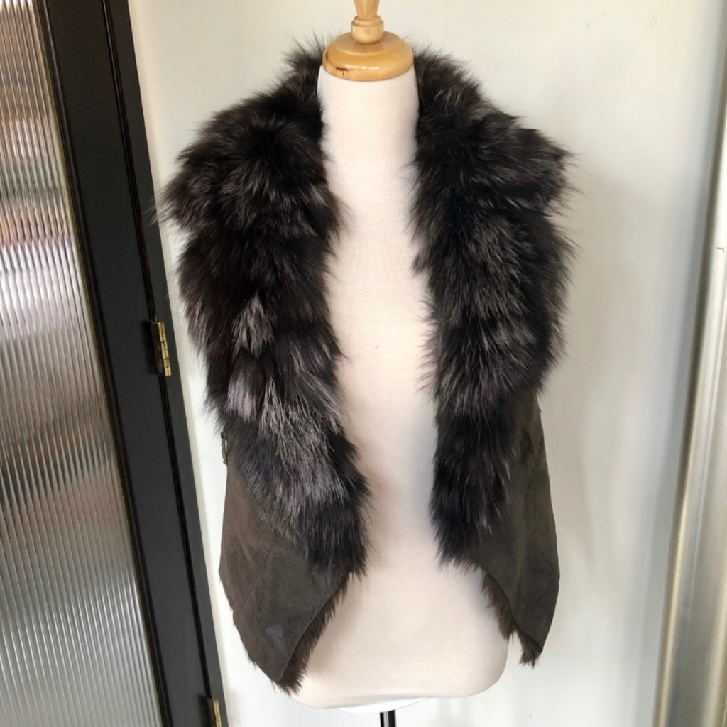 Bcbgmaxazria Alex Shearling Fur Vest